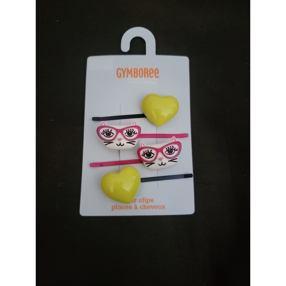 Gymboree bright ideas cat clips nwt